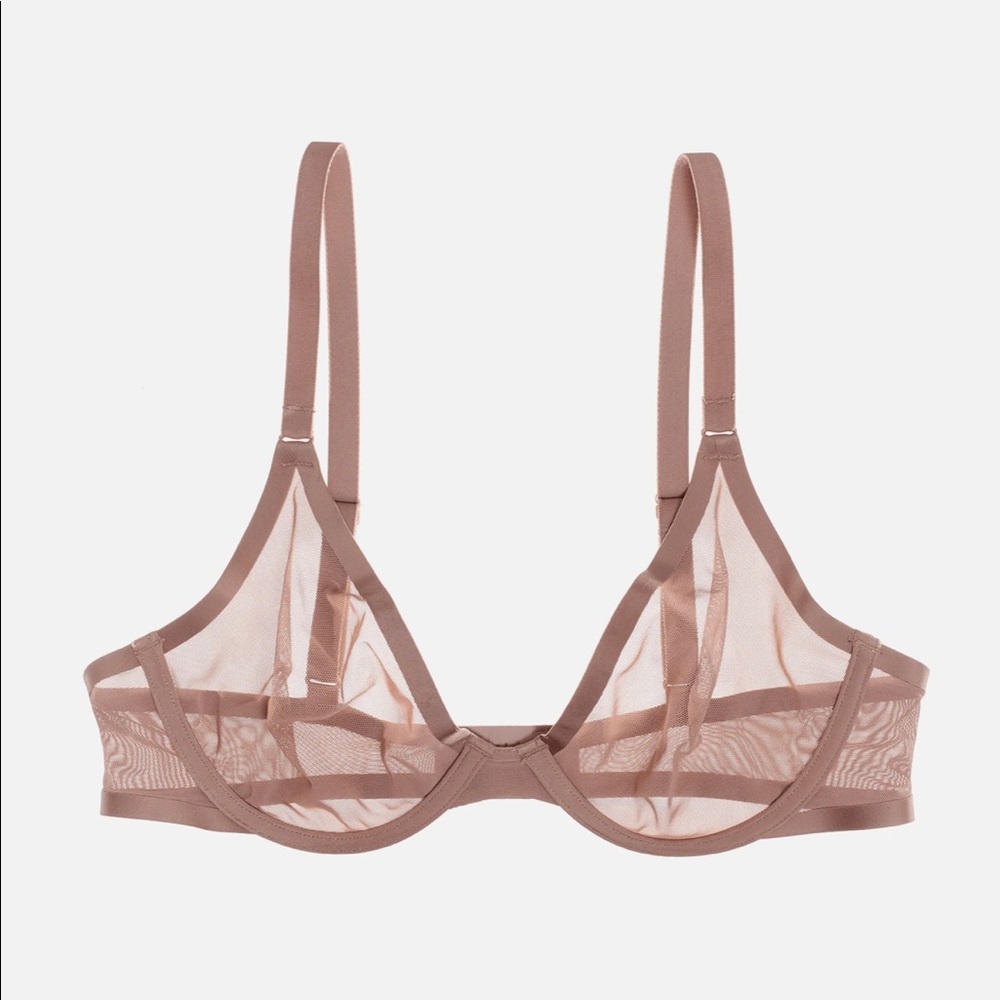 COPY - CUUP the Plunge Bra 38F Taupe